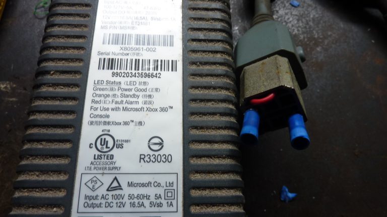 12 volts from Xbox PS