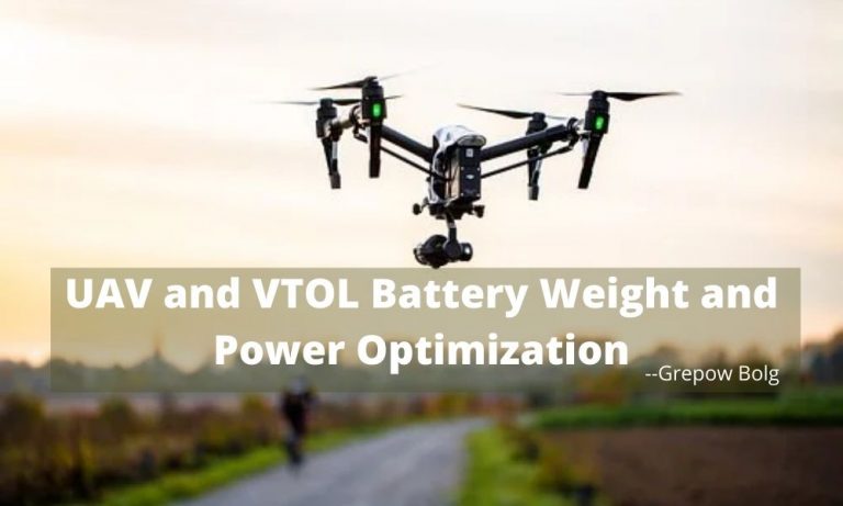 uav-and-vtol-battery-weight-and-power-optimization