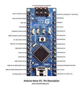 Arduino Nano Pin Description Arduino Nano Pin Description